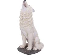 Nemesis Now Storms Cry Howling White Wolf Figure 41,5 cm