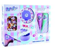 MOMOMI Nice Group Decoden Jewelry Cake, 1 Kit di Decorazione Portagioie a Torta con Creme Sintetiche
