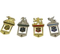Harry Potter Set Segnalibri delle 4 Casate di Hogwarts con Espositore Noble Coll