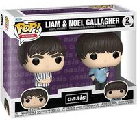 Funko Pop! Rocks: Oasis - Liam & Noel Gallagher 2 Pack - Figura in Vinile da Collezione - Idea Regalo - Merchandising Ufficiale - Giocattoli per Bambini e Adulti - Music Fans