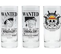 Merchandising One Piece: ABYstyle (3 Glass Set / Set Bicchieri)