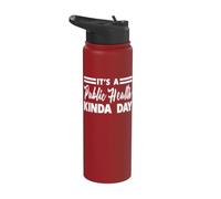 Merchandising per la salute pubblica, design unico e divertente per operatori sanitari Stainless Steel Insulated Water Bottle