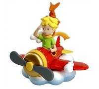 Plastoy Statuetta Il Piccolo Principe E La Volpe in Aereo