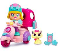 Merchandising Pinypon: Famosa - Let's Go - Moto E Cucciolo