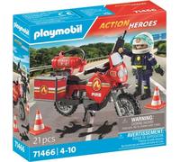 Merchandising Playmobil: 71466 Moto Dei Pompieri