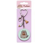 Pusheen Portachiavi a forma di gatto con mini ciondoli, Blu, Etichettalia unica