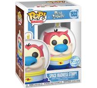Funko Pop TV – Figura in vinile – Stimpy (Space Madness, tuta spaziale) – Nickelodeon Slime – 9 cm