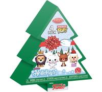 Merchandising Rudolph: Funko Pop Keychain 4-Pack - Tree Holiday Box