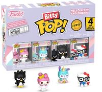 Funko Bitty Pop! Sanrio - My Melody - 4PKE una Mini Figura Misteriosa a Sorpresa - 0.9 Inch (2.2 Cm) - Hello Kitty da Collezione - Ripiano Espositivo Impilabile Incluso - Idea Regalo