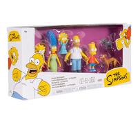The simpsons 2.5" Set Figure Assortite in scala 2,5"- homer, marge, bart, lisa e maggie