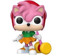 Funko Pop Giochi Sonic The Hedghog Amy Rosa Con Piko Hammer 3.75 " Vinile