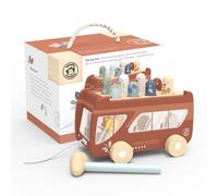 Merchandising Speedy Monkey - Bus Trainabile Con Personaggi E Martelletto