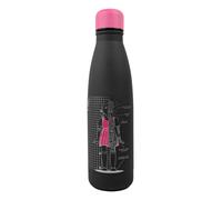 Cinereplicas Squid Game - Young-hee Stampa blu Bottiglia d'acqua isolata nera da 500 ml in acciaio inossidabile - Licenza ufficiale