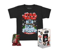 Abbigliamento Star Wars: Funko Pocket Pop &Tee - Holiday R2D2 (MT) (Tg. M)