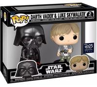 Funko Pop! Star Wars: Darth Vader e Luke Skywalker (D23 Metallico Special Edition) 2-Pack