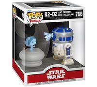 Funko Funko Pop! Deluxe - R2-D2 con Ologramma di Principessa Leia (Star Wars)