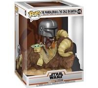 Funko Figura Star Wars The Mandalorian Mando On Bantha Child In Bag One Size Multicolor