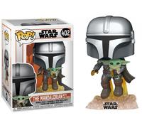 Funko Pop Star Wars The Mandalorian Mando Flying With Jet Pack One Size Multicolor