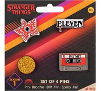Cinereplicas Stranger Things pack 4 pin's Season 1
