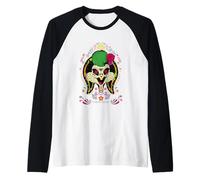 Merchandising Sugar Skull Bugs Bunny dei Looney Tunes Maglia con Maniche Raglan