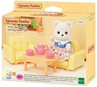 SYLVANIAN FAMILIES SET SALOTTO CON RAGAZZA POLARE