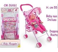 Merchandising Teorema: Ciao Ciccio - Baby Passeggino In Metallo 2 Ass H. 55 Cm -