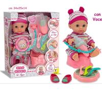 Merchandising Teorema: Ciao Ciccio - Set Pappa Bambolotto Con Voce - Window Box