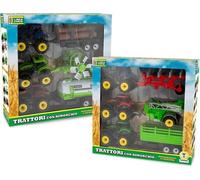 Merchandising Teorema: Linea Verde - Trattore Con Rimorchio A Frizione (Assortim