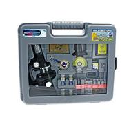 Teorema: Plastiart - Valigetta Con Microscopio In Metallo 100-200-300-600-...