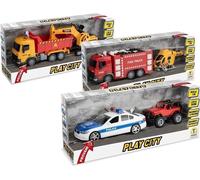Merchandising Teorema: Play City - Mezzi Pesanti Luci E Suoni Scala 1:16 E 1:32