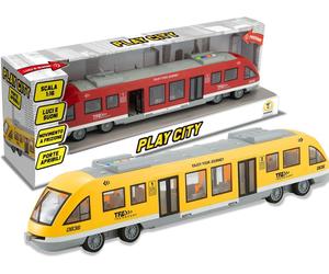 Merchandising Teorema: Teo's - Metro A Frizione Luci E Suoni 2 Col. Ass - Open T