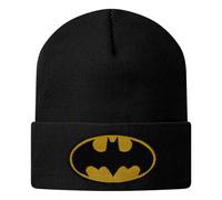 Merchandising Ufficiale Batman Patch Logo Beanie Cappello Nero