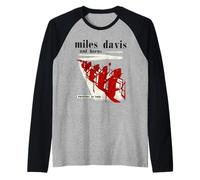 Merchandising Ufficiale Miles Davis Jazz Icon - And Horns Maglia con Maniche Raglan