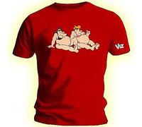 Merchandising-Viz - Fat Slags T-Shirt (Cardinal Red,Xl,Male)