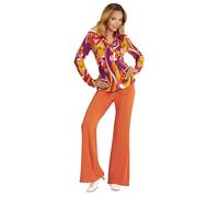 Widmann Camicia donna Anni '70 Orchid retrò per Carnevale Tg. S/M