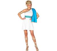 Abbigliamento Widmann: Dea Greca (Vestito Con Drappo Spalla, Cintura, Corona D'A