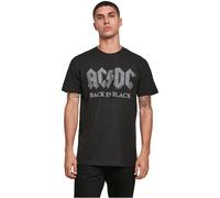 Merchcode Acdc Back Nero Té Top T Shirt Musica Rigida Gonna Legenden Culto