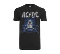 Merchcode ACDC Ballbreaker T-Shirt Uomo Manica Corta Jersey Cotone 160 gsm Nero