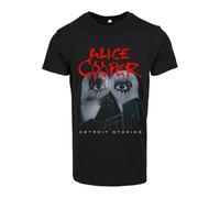 Merchcode Alice Cooper Detroit Stories Té Maglia Top T Shirt Musica Leggenda