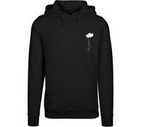 Merchcode Amore nell'aria Fitted Heavy Hoody MP5012683 L Nero