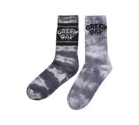 Merchcode Calzini Tie Dye Green Day 2-Pack Batik Wadenlunghezza Musica Pop