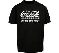 Merchcode Mc1058-coca Cola Enjoy Coke Oversize Tee T-Shirt, Nero, M Uomo