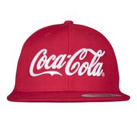 Merchcode Coca Cola Logo Snapback Red One Taglia Yupoong Flexfit Stick Berretto