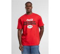 Merchcode Coca Cola Tee rinfrescata Oversize MC1054 L Rosso