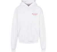 Merchcode Felpa 'Al Dente Per Favore' rosso fuoco / bianco Uomo - Abbigliamento - Taglie comode - Felpe Merchcode L
