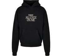 Merchcode Felpa 'All Eyez On Me' beige / nero Uomo - Abbigliamento - Taglie comode - Felpe Merchcode M