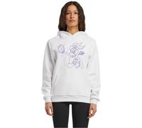 Merchcode Felpa con cappuccio da donna Lola Bunny MC1257 L Bianco