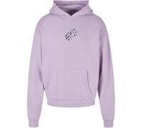 Merchcode Felpa 'Hugs & Love - Heart Dice' lavanda / nero Uomo Merchcode L