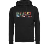Merchcode Felpa Marvel Logo Character Hoody Nero S Nero