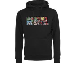 Merchcode Felpa Marvel Logo Character Hoody Nero XS Nero
